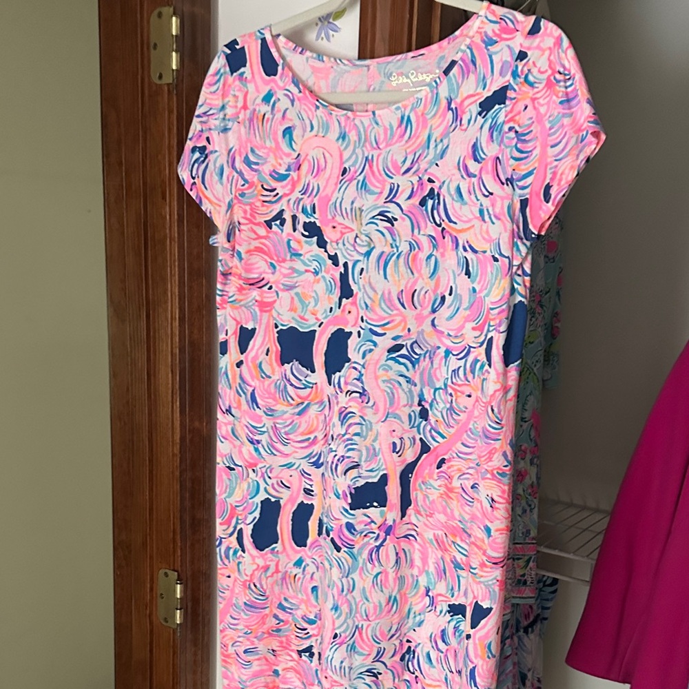 Lilly Pulitzer Pink and Blue Dress